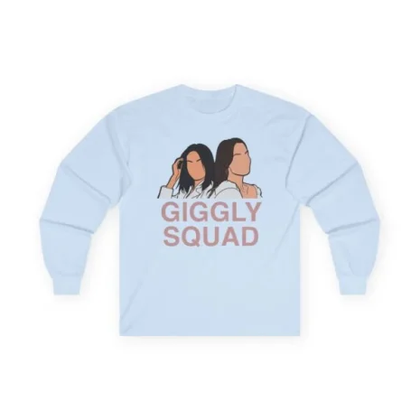 Giggly Squad Unisex Ultra Cotton Long Sleeve T-Shirt Light Blue Giggly Squad Unisex Ultra Cotton Long Sleeve T-Shirt Light Blue