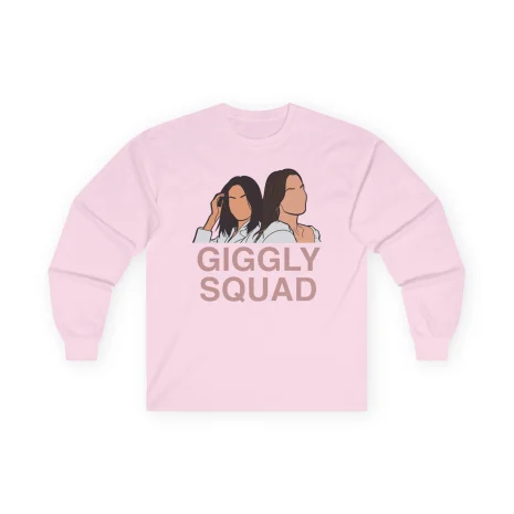 Giggly Squad Unisex Ultra Cotton Long Sleeve T-Shirt Light Pink Giggly Squad Unisex Ultra Cotton Long Sleeve T-Shirt Light Pink