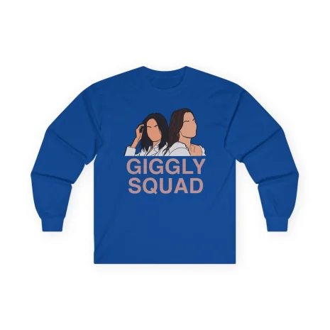 Giggly Squad Unisex Ultra Cotton Long Sleeve T-Shirt Royal Giggly Squad Unisex Ultra Cotton Long Sleeve T-Shirt Royal