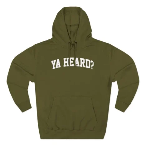 Giggly Squad Ya Heard Hoodie Army Green Giggly Squad Ya Heard Hoodie Army Green