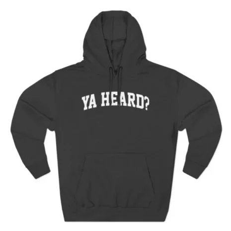 Giggly Squad Ya Heard Hoodie Charcoal Heather Giggly Squad Ya Heard Hoodie Charcoal Heather